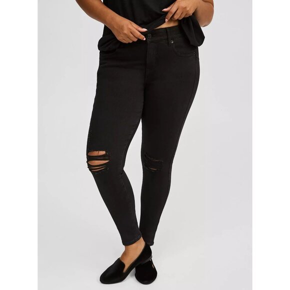 TORRID Bombshell Skinny Premium Stretch High-Rise Jean Plus Size 22R - Picture 1 of 8